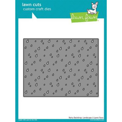 Lawn Fawn Lawn Cuts - Rainy Backdrop Landscape